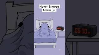 Snoozing for "5 more minutes" be like... ⏰💀 #animation #relatable #stickman