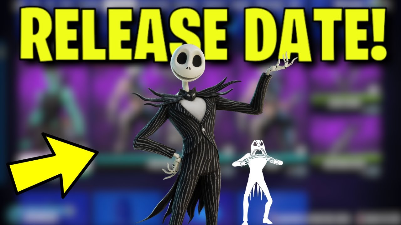 JACK SKELLINGTON SKIN RELEASE DATE in FORTNITE ITEM SHOP! (Jack