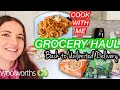 TINY Australian Grocery Haul | BACK TO Woolworths Unlimited Delivery | FAST FAMILY DINNER MEALS