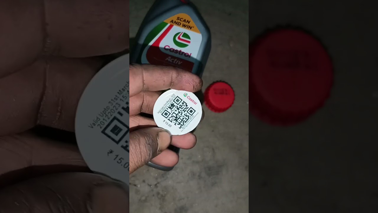 Castrol Mobil coupon scan 