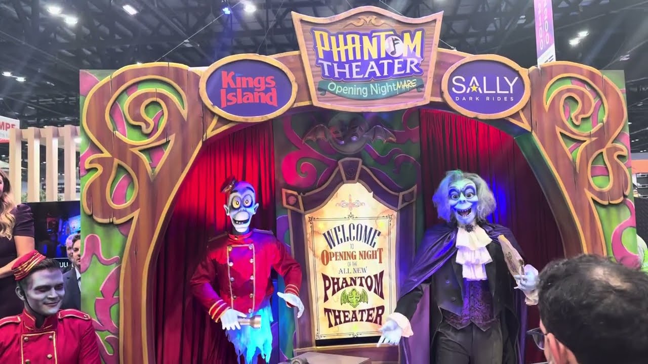 Phantom Theater Animatronics представляет Sally Dark Rides на IAAPA 2025 в Орландо (остров Кингс)