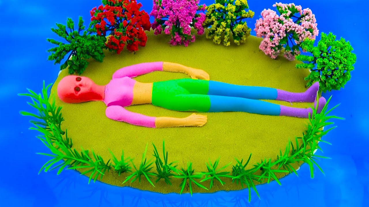 DIY How to Make Kinetic Sand Baby Toys w Rhymes And Songs - YouTube