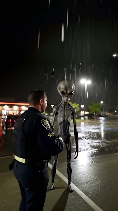 UFO Crashed By Drunk Alien - Cop Body Cam Footage