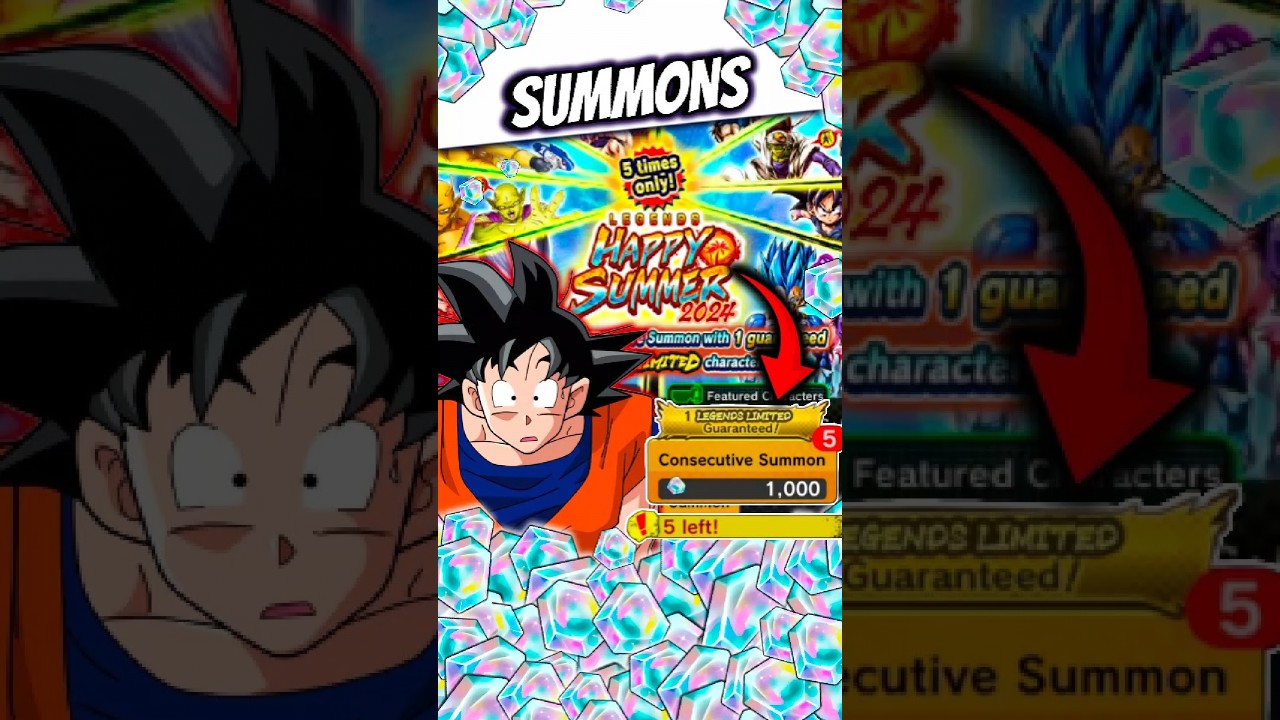 5k GOT ME EVERYTHING I WANTED | Dragon ball legends summer 