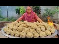 BIG MOMOS | Steamed Momos Recipe Cooking in Village | Delicious Street Food Snack Recipe