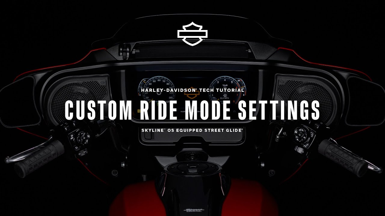 How to Change and Customize Ride Modes using Skyline OS | 2024 Harley ...
