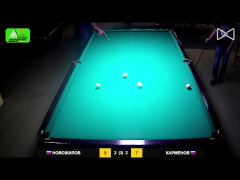 бильярд киев Новожилов - Карменов