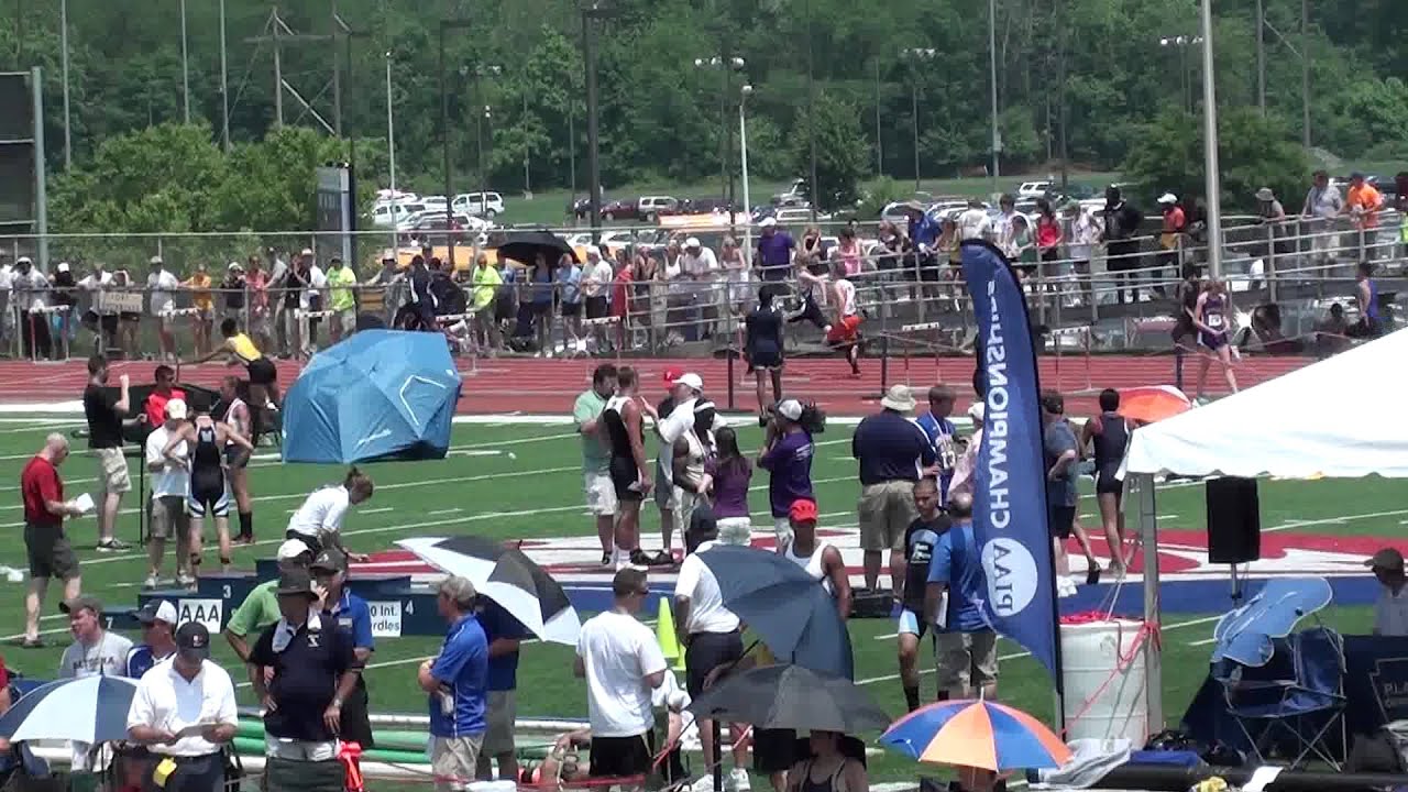 2012 PIAA state championship AAA 300 hurdle final YouTube