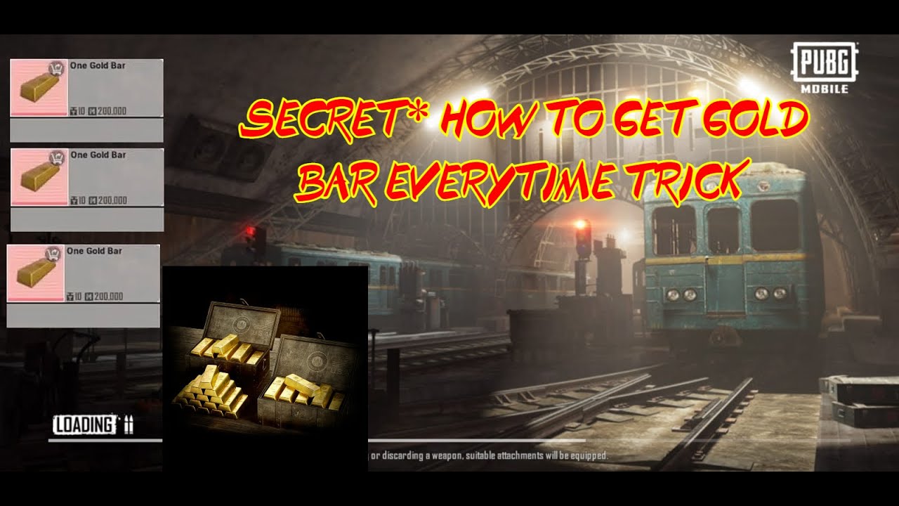SECRET* HOW TO GET GOLD BAR EVERYTIME TRICK METRO ROYALE REUNION
