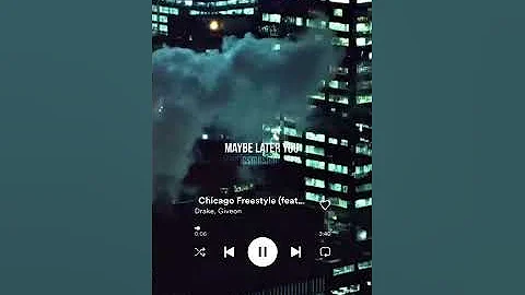 Drake, Giveon - Chicago Freestyle | Full Screen Status