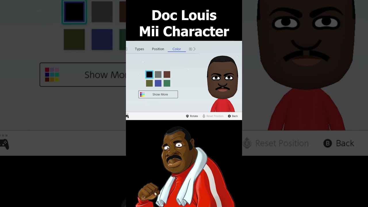 Doc Louis Punch-Out Mii Character #punchout #gaming #shorts - YouTube