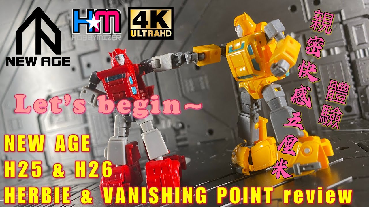 Transformers Newage Toys H25&H26 Bumblebee Cliffjumper Action