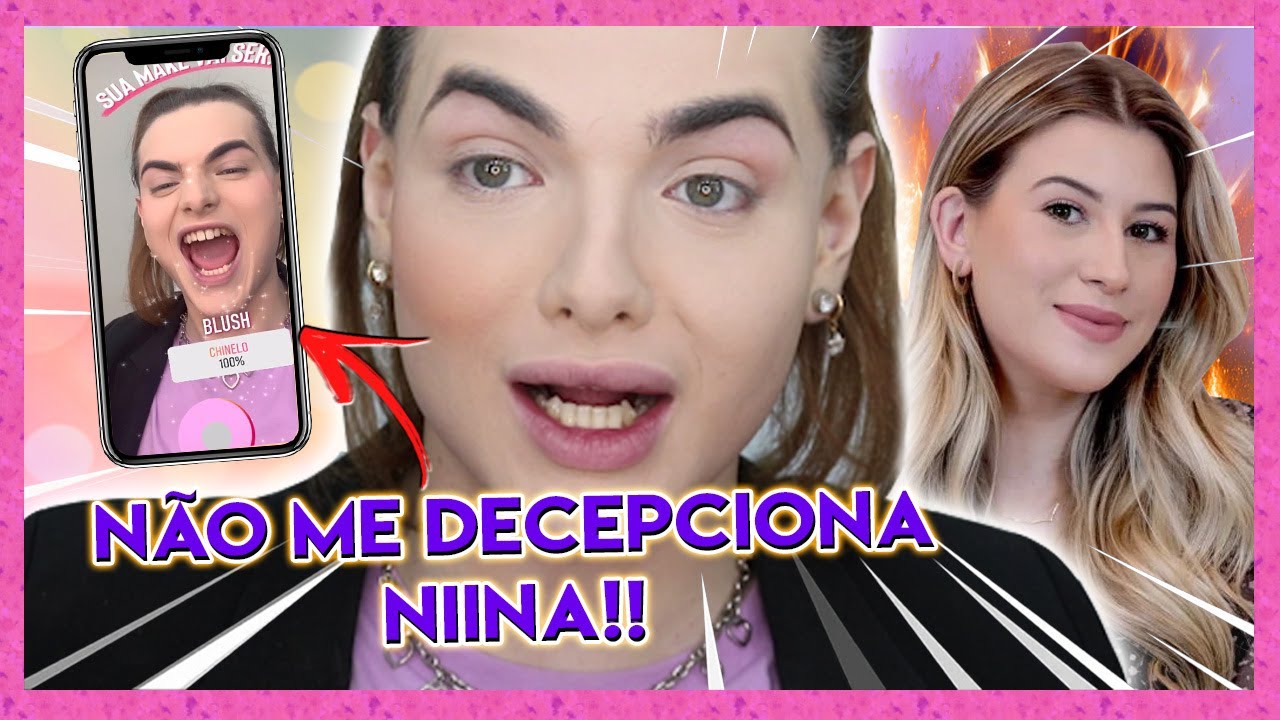 O FILTRO DA NIINA SECRETS ESCOLHEU MINHA MAKE 💅🏻🌸