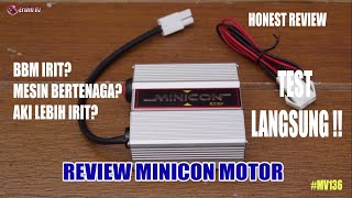 #MV136 Review Minicon Motor, Benarkah Bisa Bikin Motor Irit dan Bertenaga? | Motovlog Indonesia