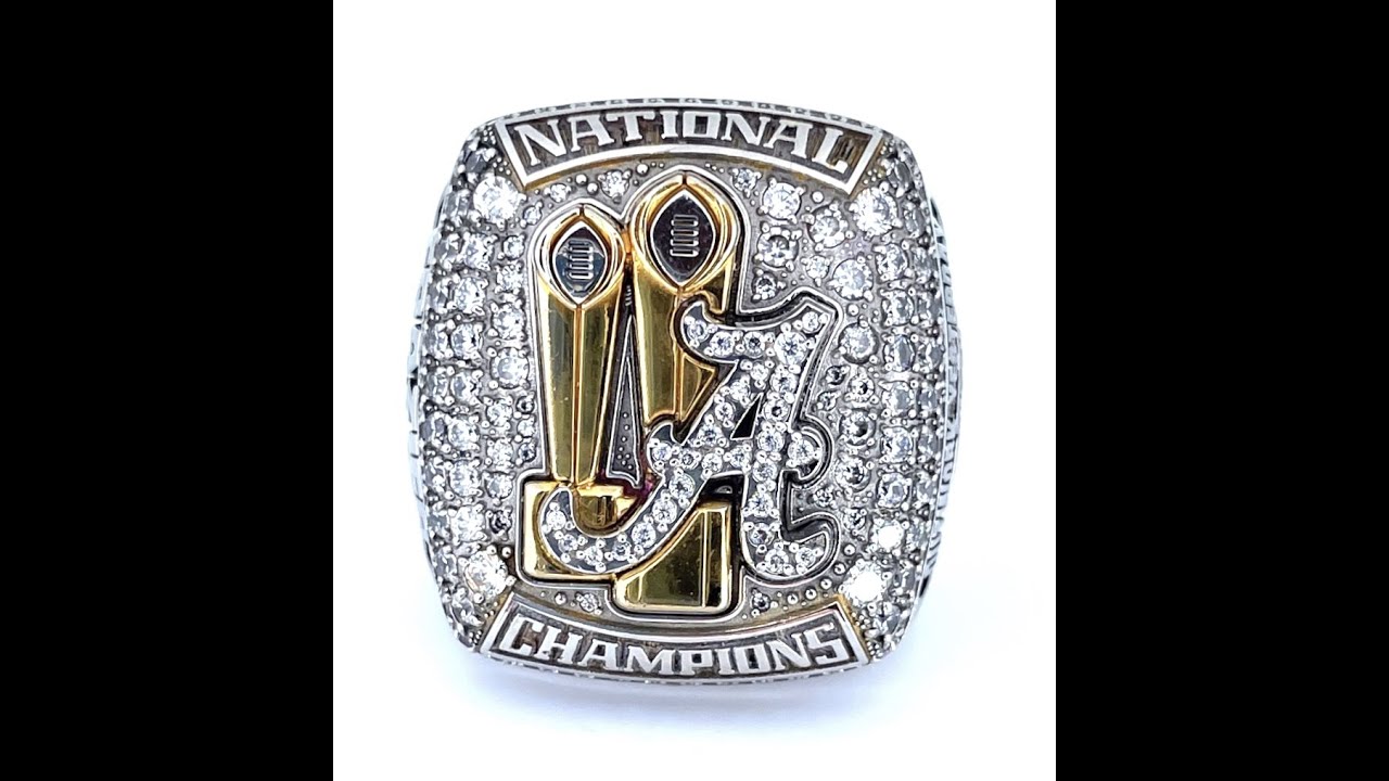 2017 Alabama Crimson Tide "National Championship" Football Rings! Win