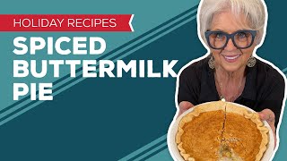 Holiday Cooking & Baking Recipes: Spiced Buttermilk Pie Recipe | Thanksgiving Desserts