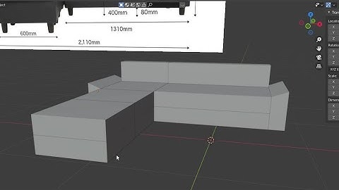 Tutorial sofa English part1 | Blender | 3D | Design