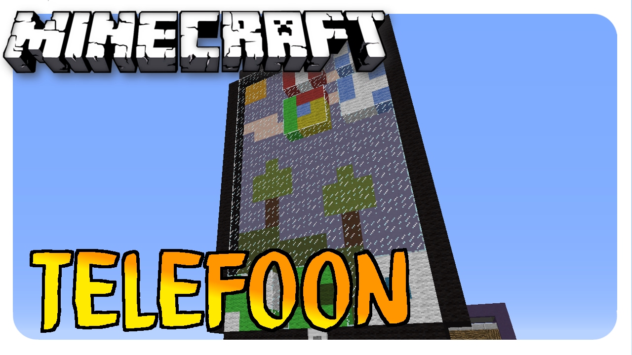 Telecom Minecraft EEN TELEFOON? IN MINECRAFT? - Challenge: Accepted - #8 - YouTube