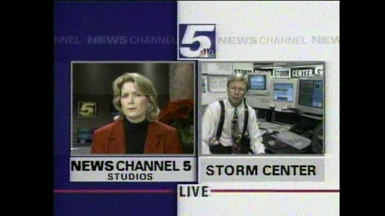Tom Messner forecasts the Great Ice Storm of 1998 - YouTube