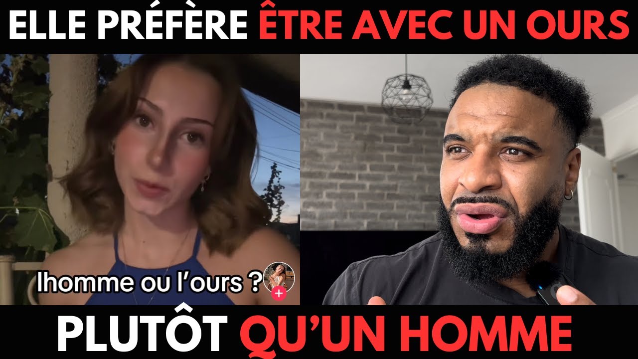 CETTE FEMME PRÉFÈRE ÊTRE AVEC UN OURS PLUTÔT QU'UN HOMME