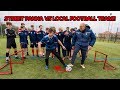 Street Panna vs Local Football Team! Nutmeg Challenge!!