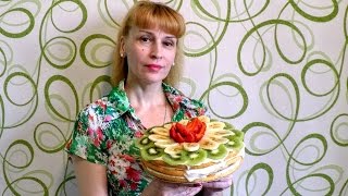 Как сделать фруктовый торт без выпечки рецепт Секрета Как сделать фруктовый торт без выпечки рецепт Секрета