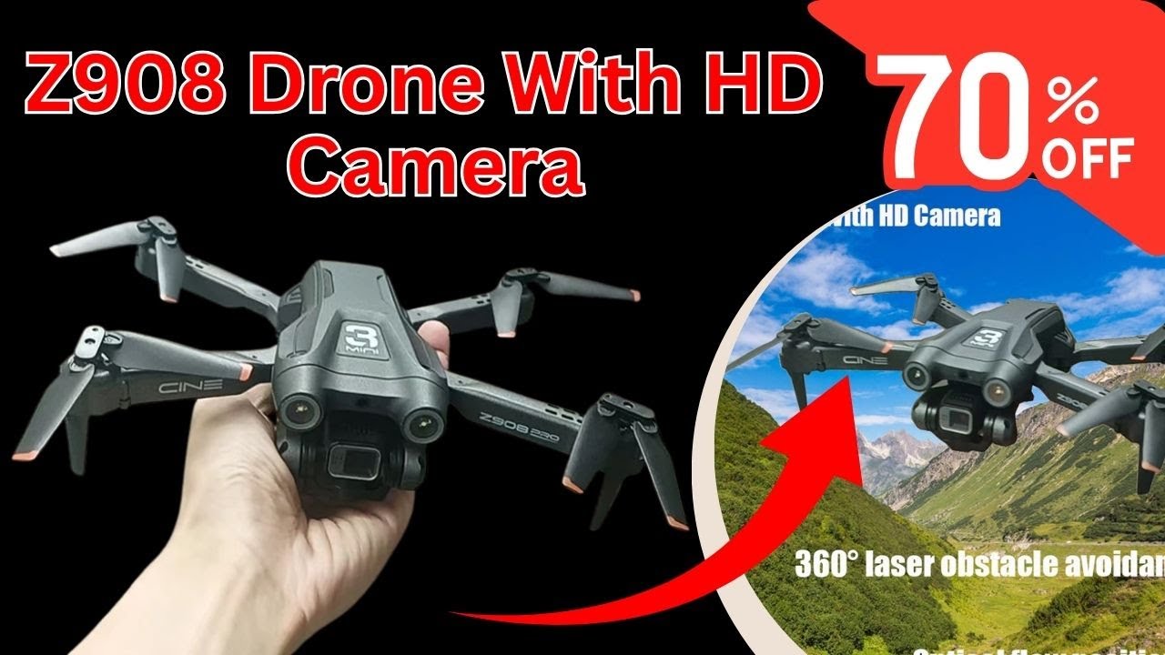 Z908 Drone Review | HD Camera, Laser Obstacle Avoidance & 200M Range ✈️