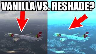 ReShade filmic preset test | FSLabs A321neo landing at EYVI | FS2024