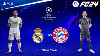 FC 24 - Real Madrid vs Bayern Munich | UEFA Champions League Semi Final | PS5™ [4K60]