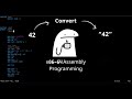 Convert Numbers into Strings in Assembly (x86_64 Linux)