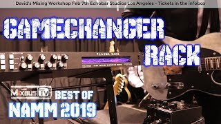 Gamechanger Plasma Rack & Guitar Pedal HIGH VOLTAGE DISTORTION - NAMM 2019 Best Of NAMM SHOW