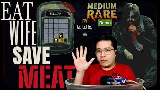 The EAT WIFE Survival Horror Dungeon Crawler! | Medium Rare DEMO | Clippy EXFFicult Deathknell