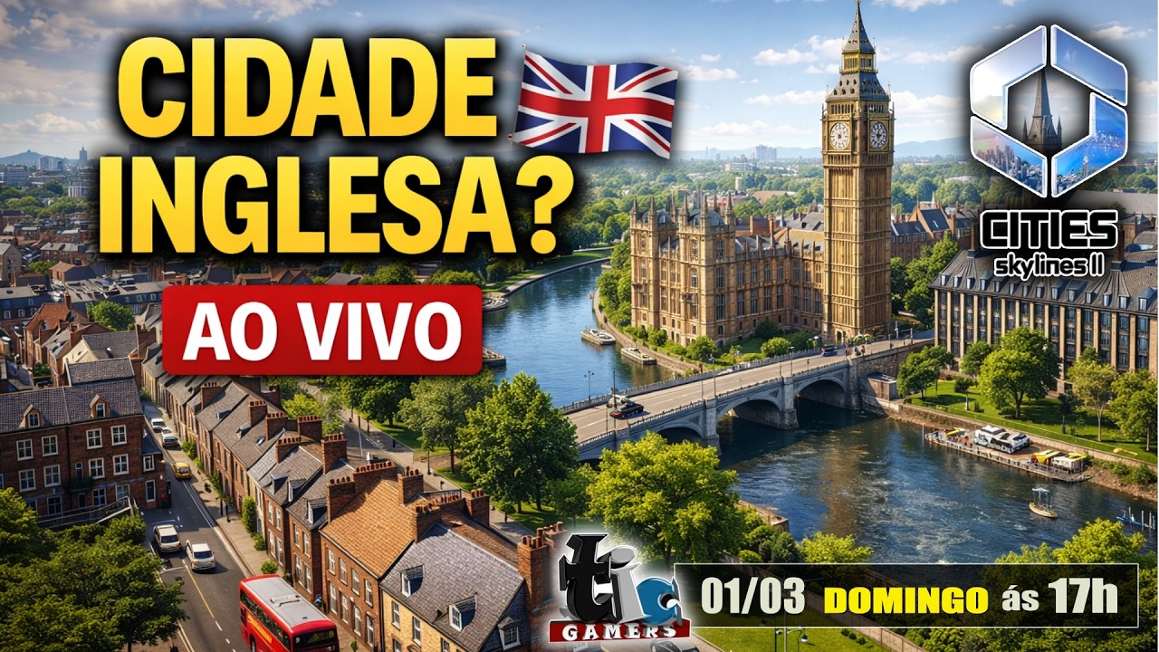 LIVE: Criando a 7ª Cidade do Desafio (Estilo Inglês) | Cities Skylines 2 AO VIVO
