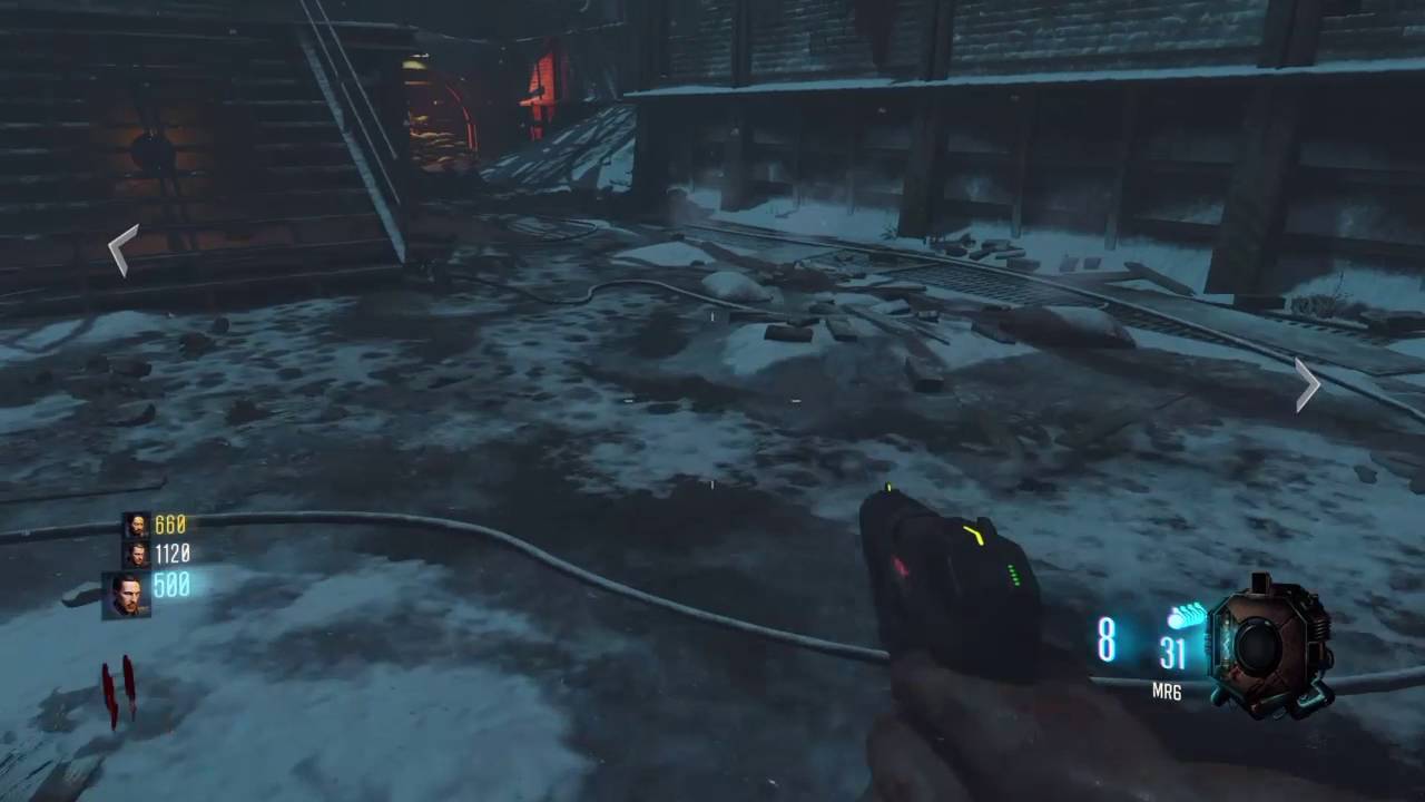 Blind man playing cod zombies... Not really