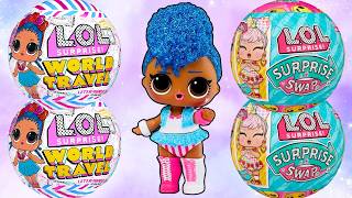 ASMR LOL Surprise Travel Face Swap Tots Balls Doll Opening #unboxing