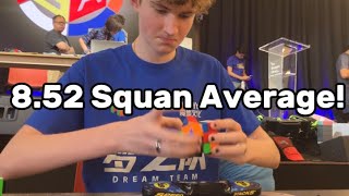 0.02 Off a 2 Year Old PR - 8.52 PR2 Square-1 Average!