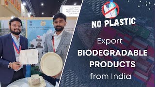 No Plastic 🚫 Export Eco-friendly Products from India - Bioderadable,  Sugarcane Bagasse Plates