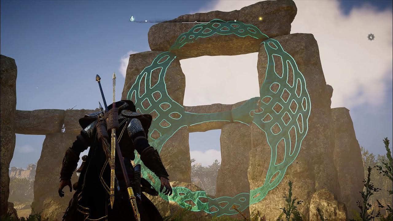 Assassin's Creed Valhalla stonehenge puzzle guide & location YouTube