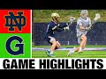 #1 Notre Dame vs Georgetown Lacrosse Highlights | 2024 College Lacrosse | NCAA Lacrosse