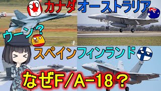 【兵器解説】なぜ艦載機のF/A-18を運用している空軍がいるの？