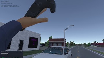 The interaction between a driver and a pedestrian in a distributed simulation environment