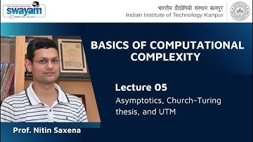 Lecture 05: Asymptotics, Church-Turing Thesis and UTM