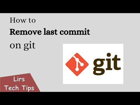 How to Remove Last commit on GIT