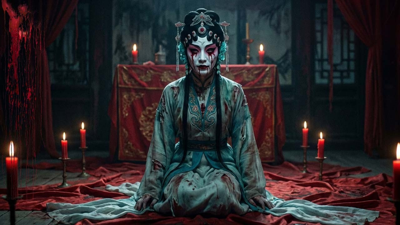 【FULL MOVIE】Haunted Mansion Terror at Midnight! Ghost Girl Sings in the Dark & Petrifies Everyone!😱