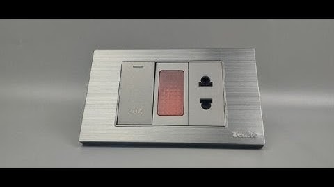 Ổ Cắm Và Công Tắc Điện 20A Công Suất Cao Cho Nóng lạnh Và Điều Hòa Âm Tường I Tenko.com.vn