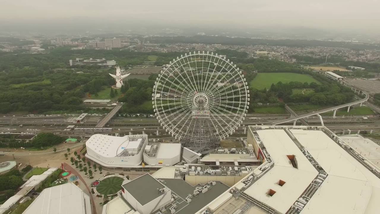 ドローン映像 大阪エキスポシティの観覧車 Redhorse Osaka Wheel Youtube