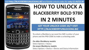 how to unlock a blackberry bold 9780  using a mep mep2 unlock code