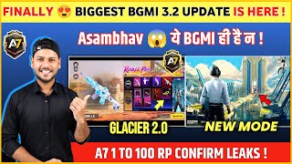 M4 Glacier 2.0 😍 Bgmi 3.2 Update is Here | A7 Royal Pass | Bgmi New Update | Pubg 3.2 Update