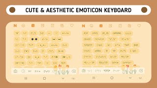 How to get cute & aesthetic emoticon keyboard ⋆｡˚ ☁︎ ˚｡⋆｡  | android and ios ꕤ screenshot 4