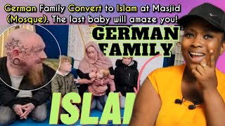 German Christian Family Convert to Islam at Masjid (Mosque)